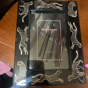 Juicy Couture Black Frame with Gold Leopard Accents